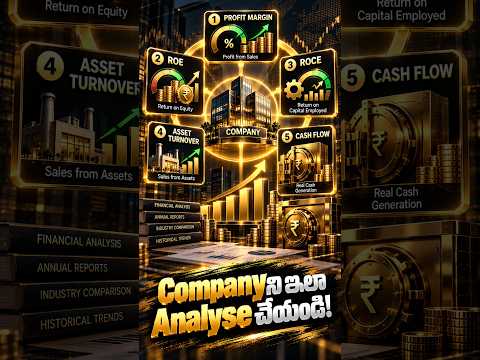 🔍 మంచి Companyని గుర్తించాలంటే ఈ 5 Numbers చూడండి! | Profitability Analysis | EQ | M3 V14 #shorts