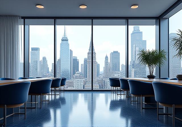 Modern professional law office in London